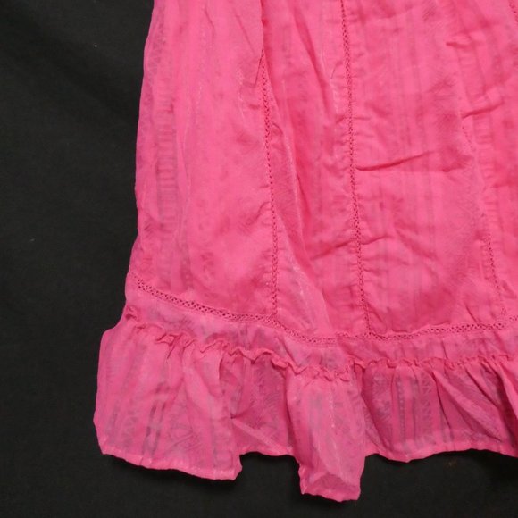 AEROPOSTLE Trending Pink Geometric Burnout Hi-Lo / High-Low Skirt - Picture 9 of 12